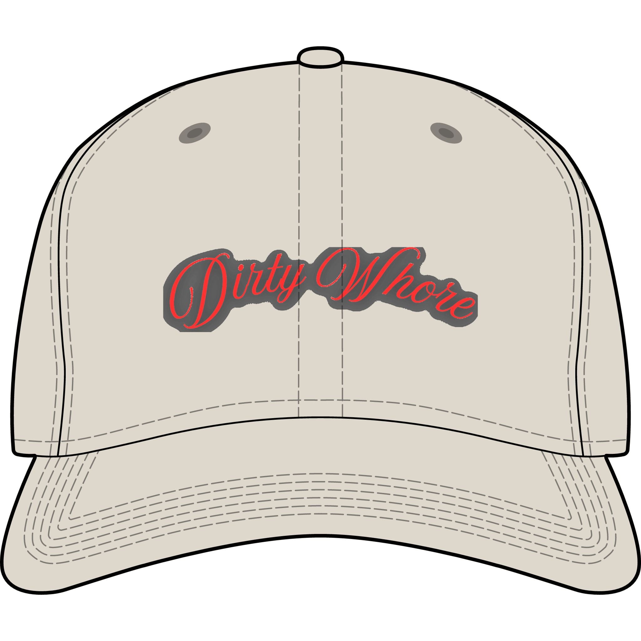 Dirty Whore | Embroidered Icon Cap
