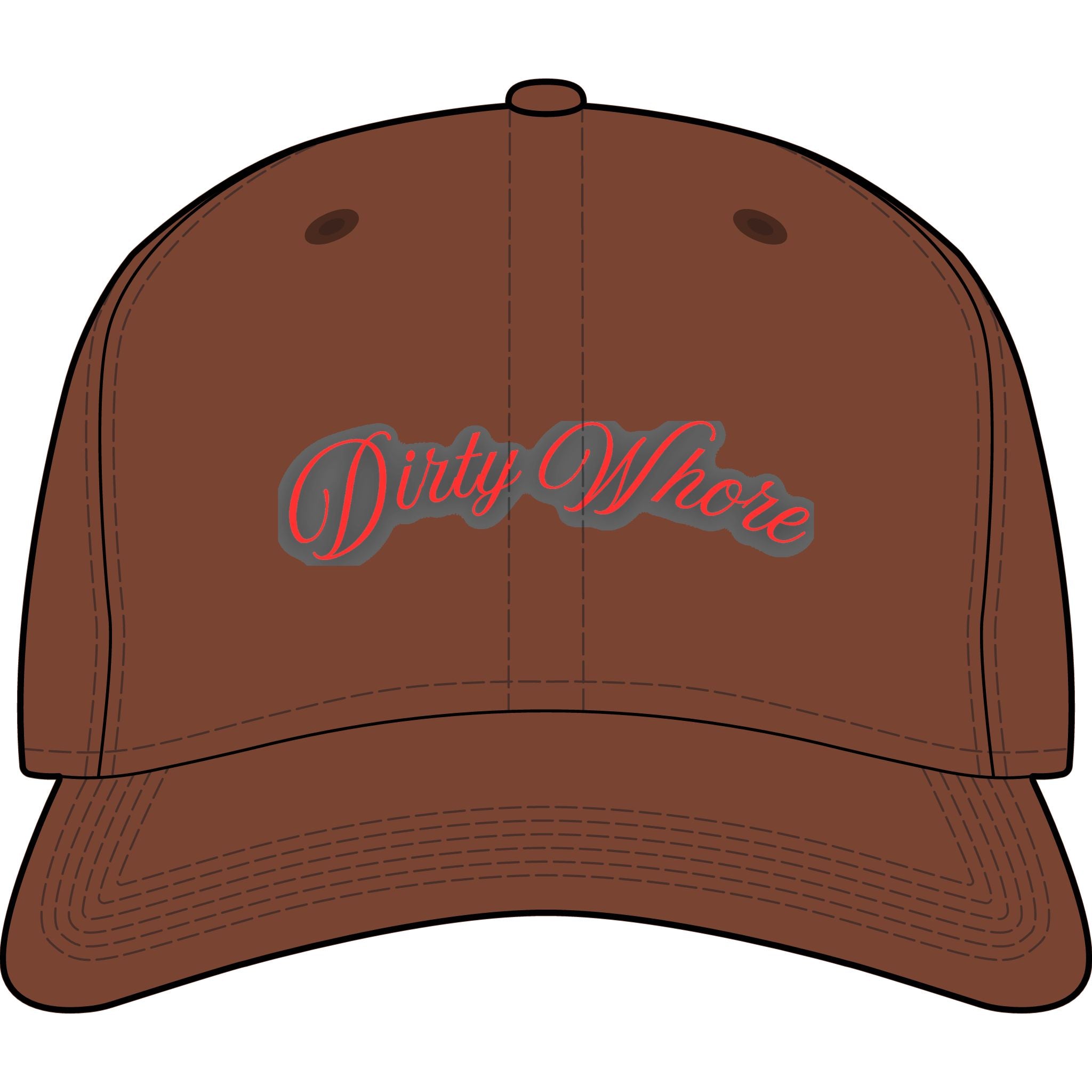 Dirty Whore | Embroidered Icon Cap