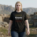 Kneels for no one