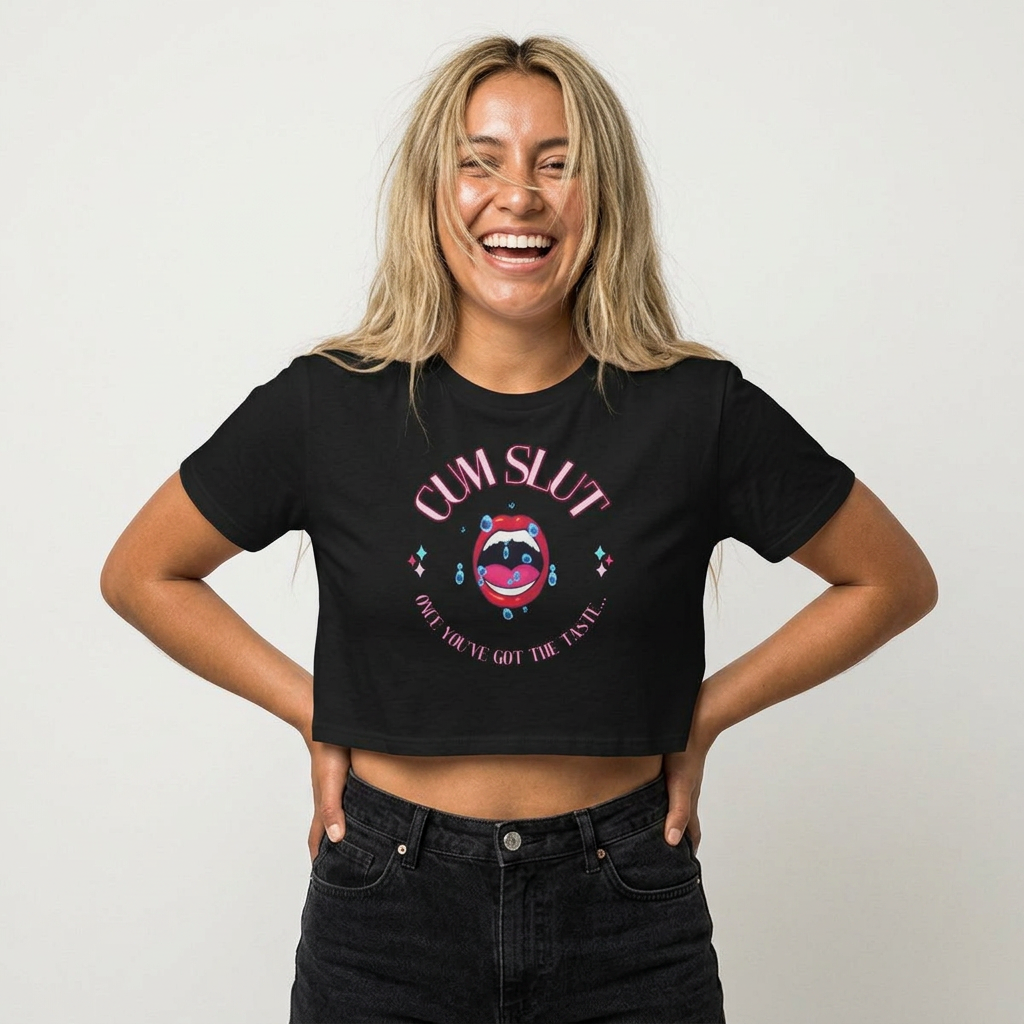 Cum Slut (Crop Tee)