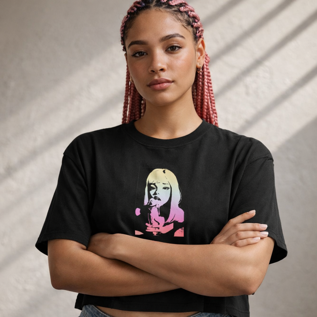 Lick my ice cream (Crop Tee)