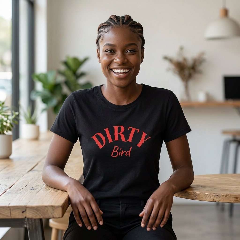 Dirty Bird (Female - Boyfriend Tee)