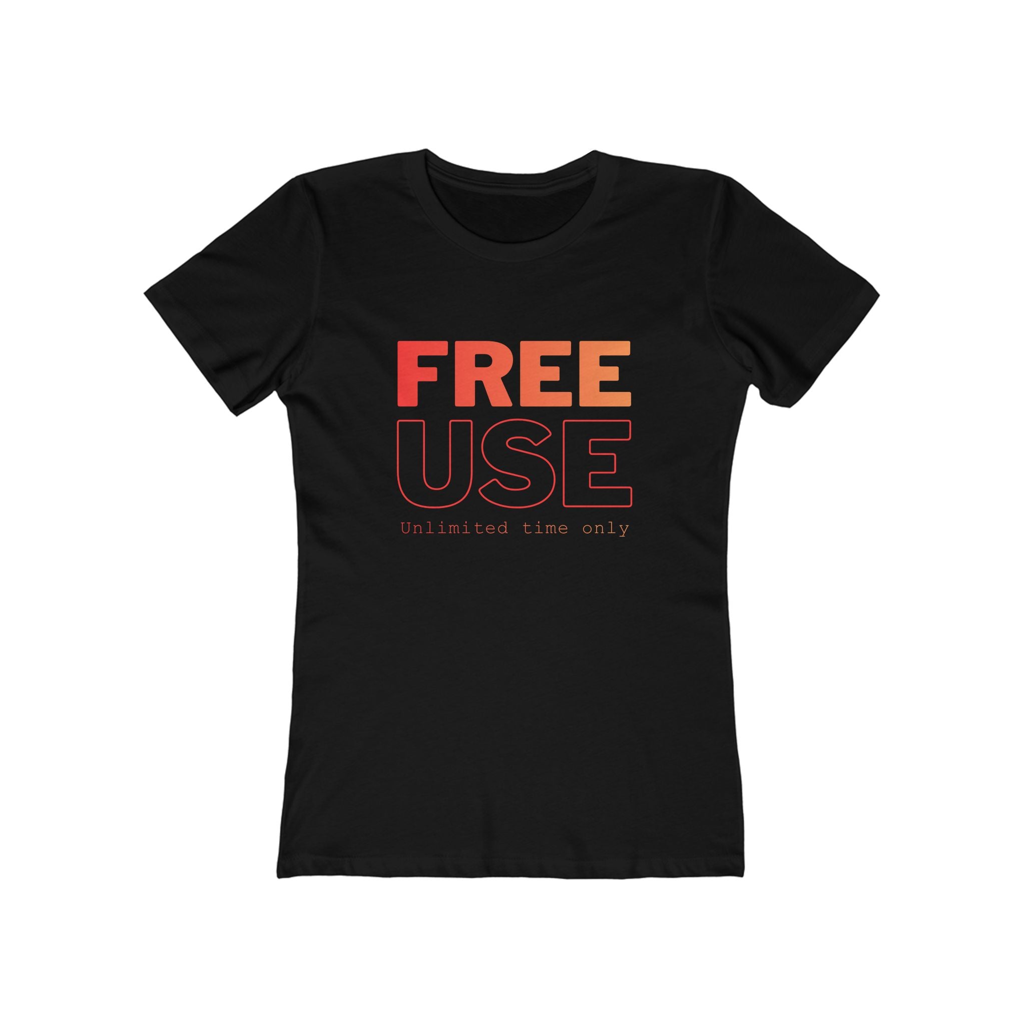 Free use (Female - Boyfriend Tee)