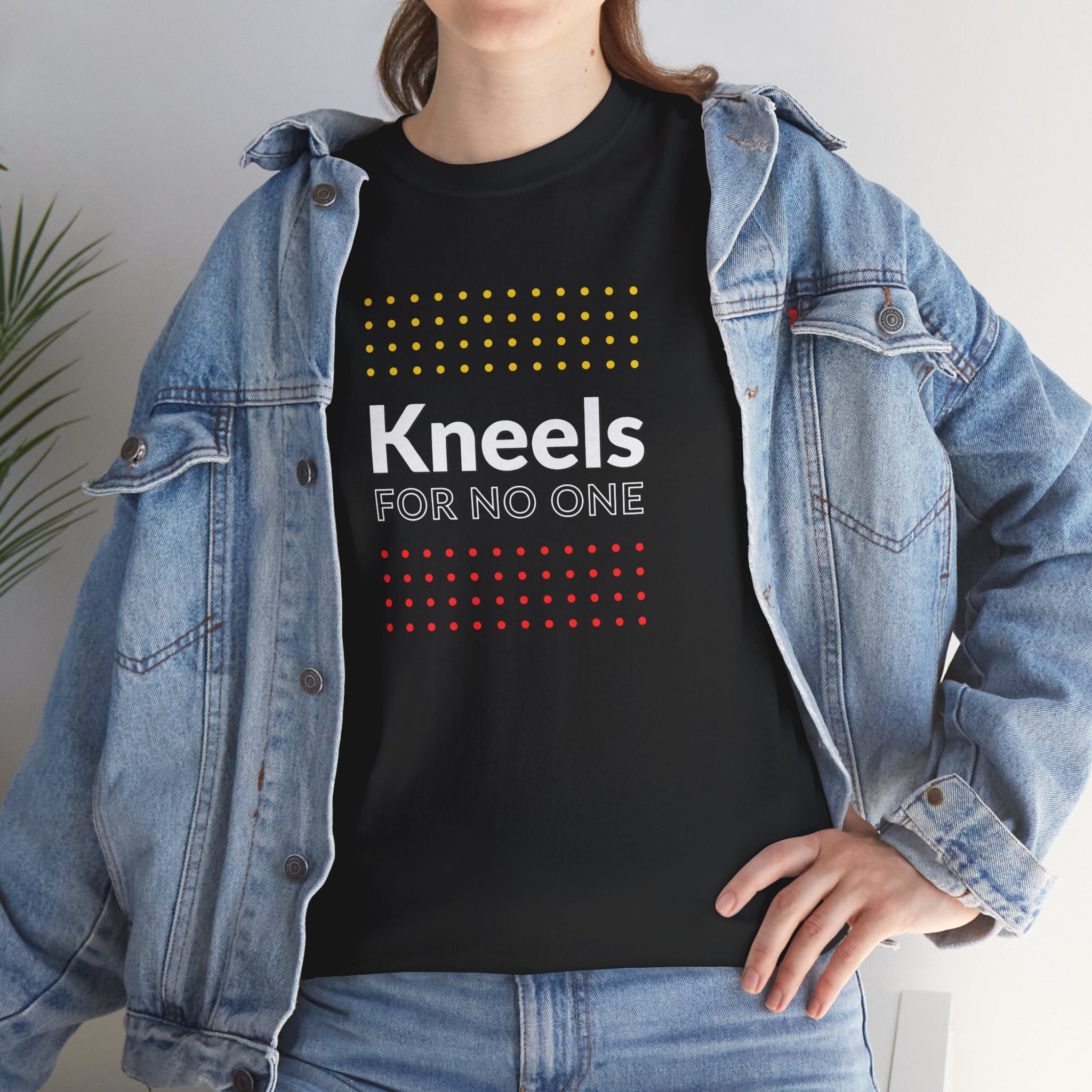 Kneels for no one