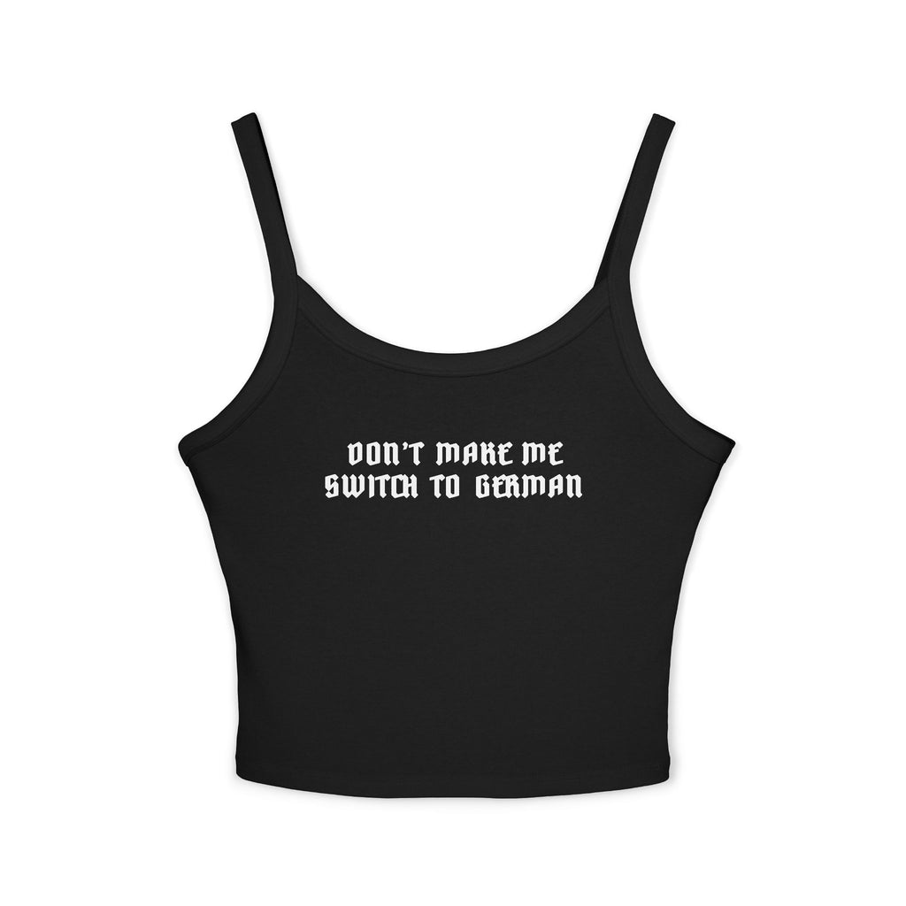 Switch to German | Female Spaghetti Strap Top